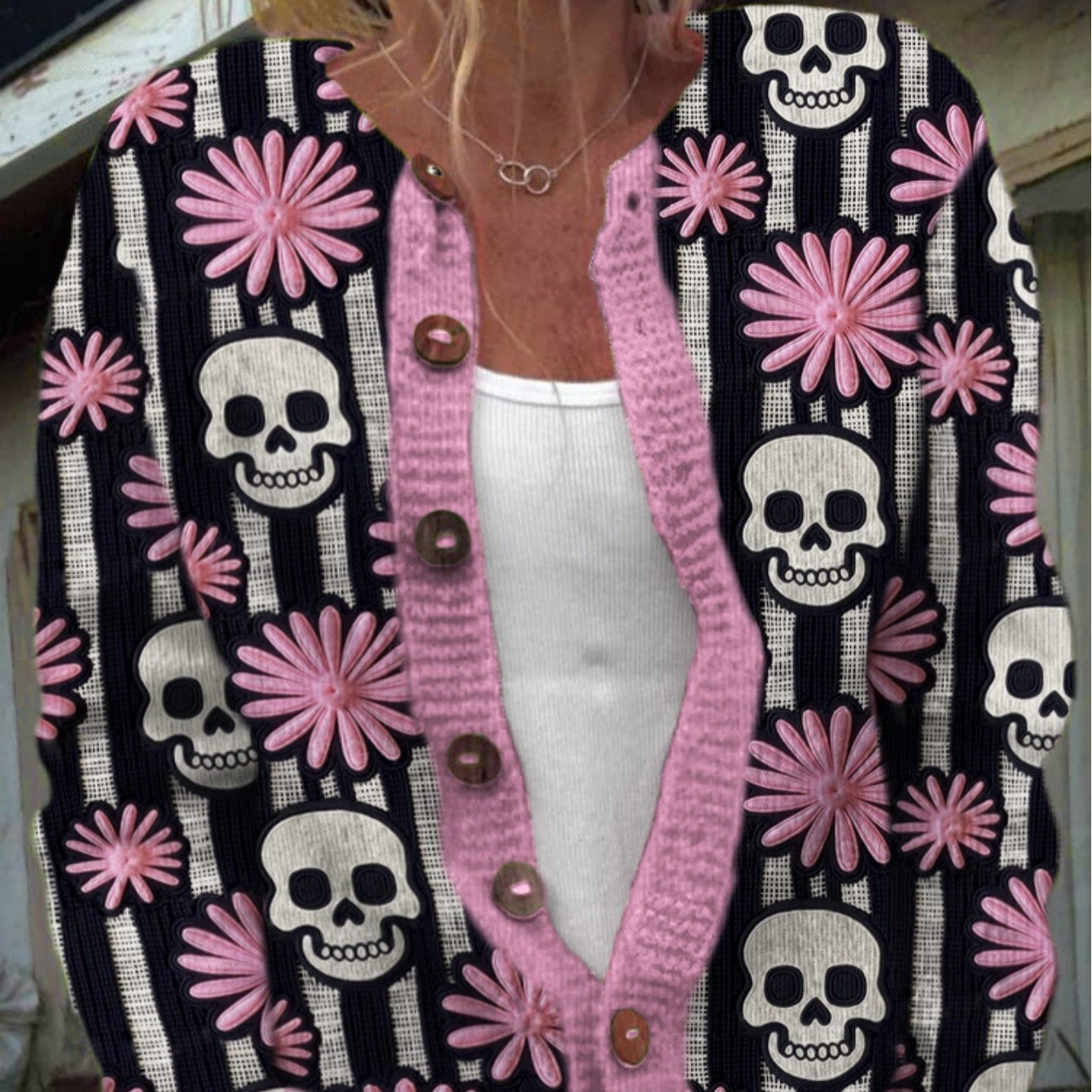 Women's Digital Print Long Sleeve Tee