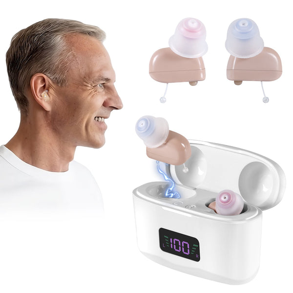 PocketCharge Portable Hearing Aid Case